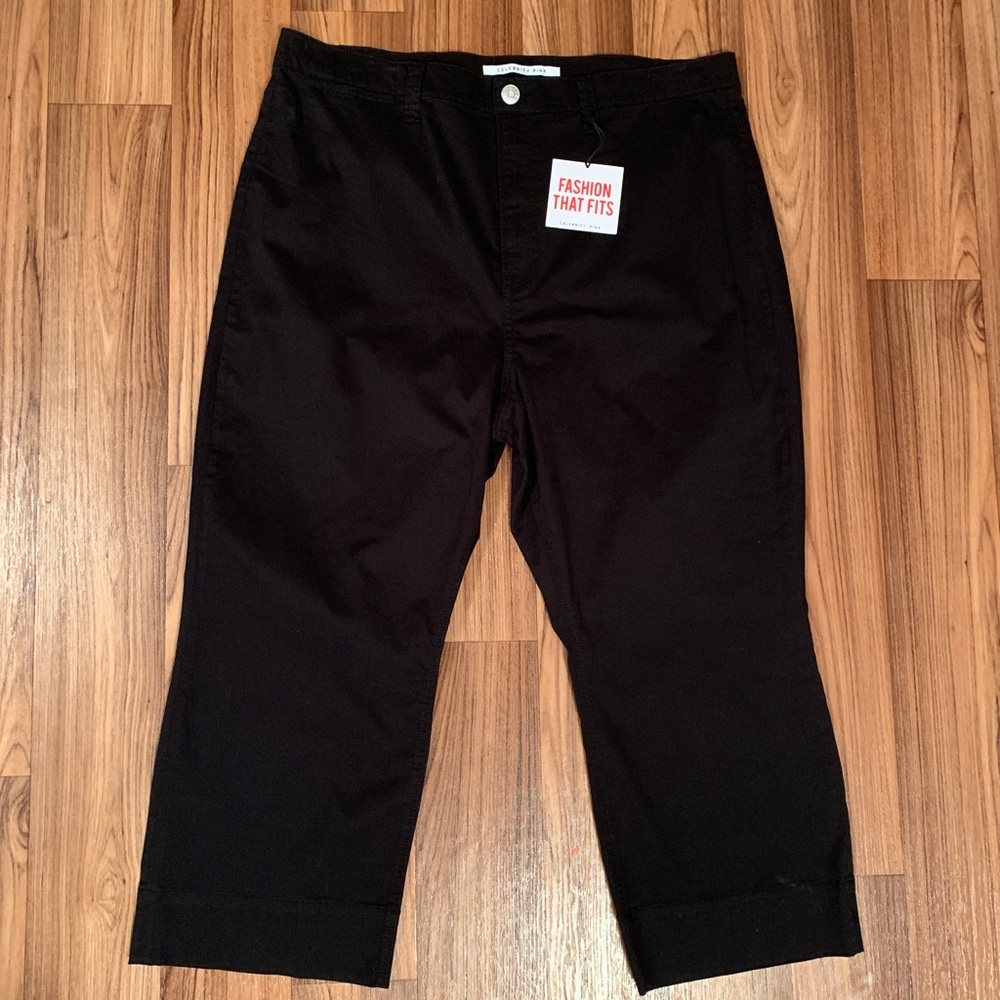 Celebrity Pink Jeans Size 16 Black Pants new